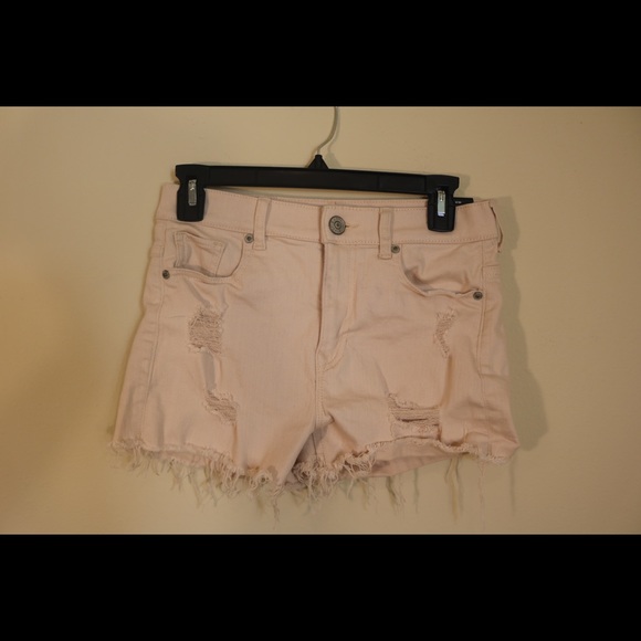 New w tags Express high waisted distressed shorts - Picture 3 of 5